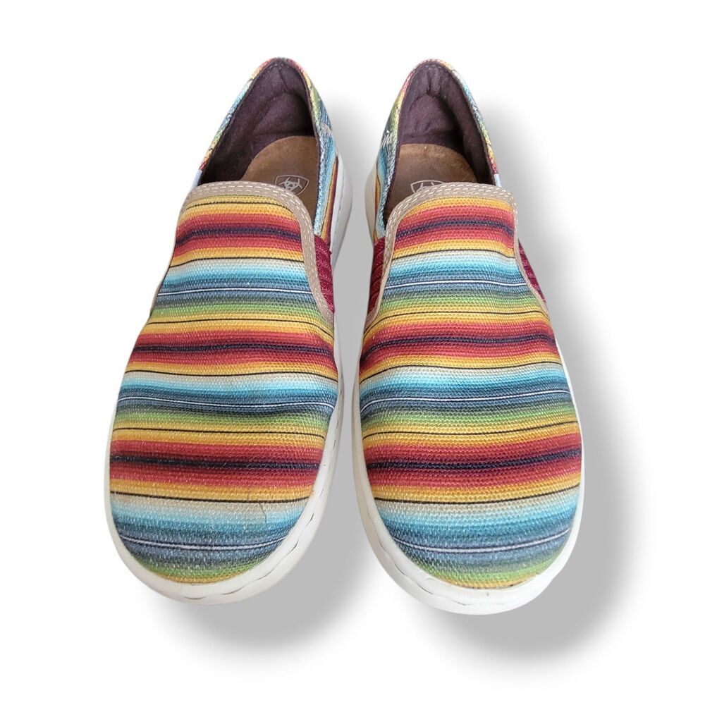 Ariat Ryder Old Muted Serape Shoe Women's Loafer Slip On Size 6B Coastal Cowgirl - Picture 2 of 10